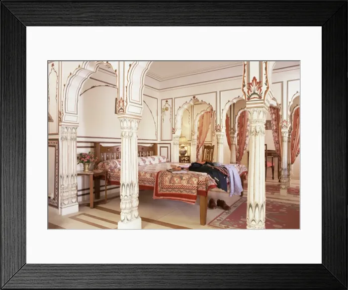Framed Print : Sensitive reproduction of Rajput architecture in Framed Print : Sensitive reproduction of Rajput architecture in