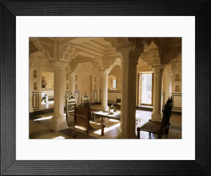 Framed Print : A 400 year old restored merchants haveli Framed Print : A 400 year old restored merchants haveli
