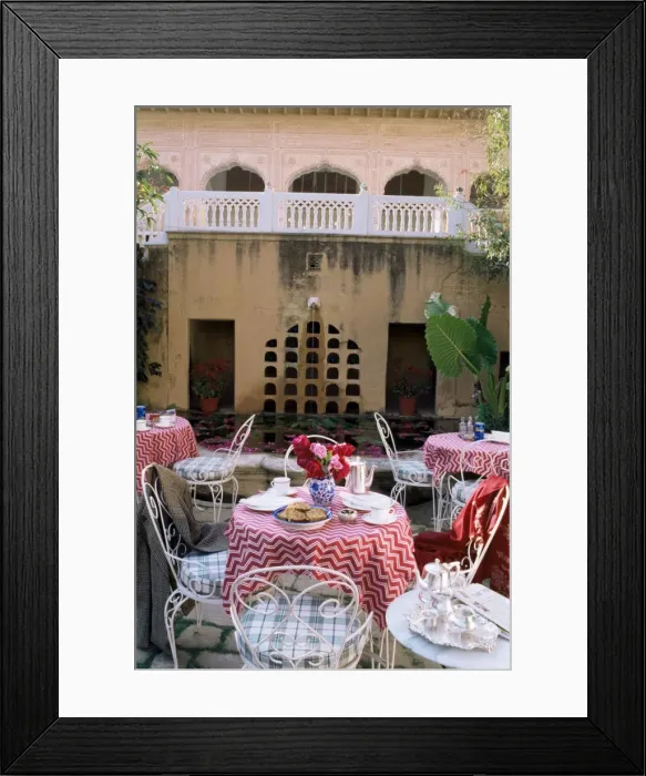 Framed Print : A la carte menu served by the lily pond Framed Print : A la carte menu served by the lily pond