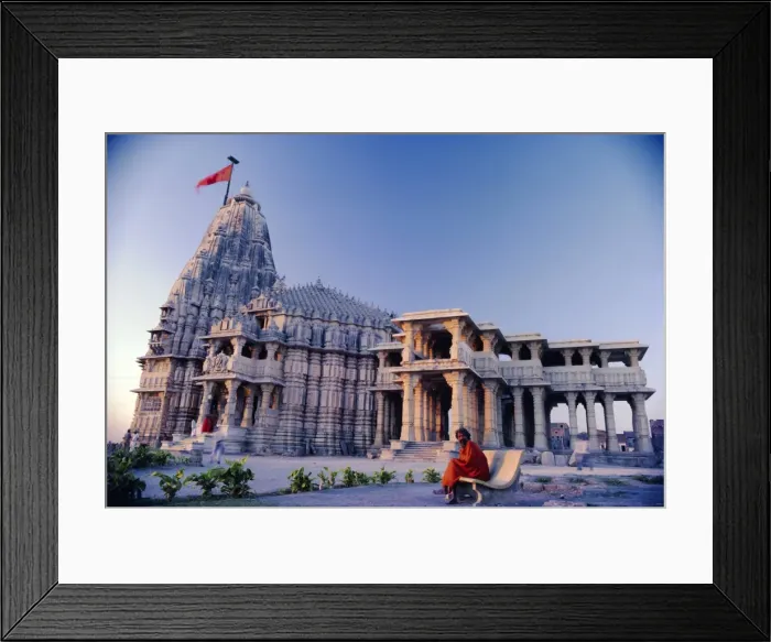 Framed Print : Temple at Somnath