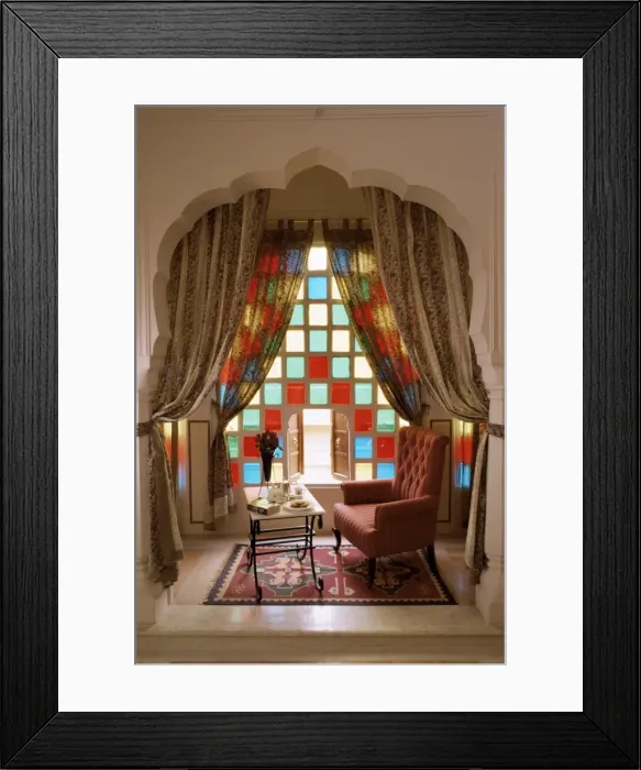 Framed Print : Detail of guest bedroom Framed Print : Detail of guest bedroom