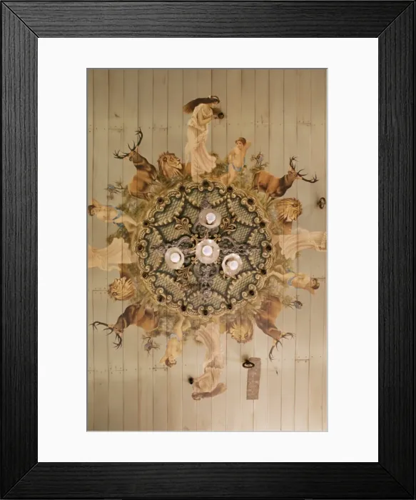 Framed Print : The magnificent and incongruous bedroom ceiling Framed Print : The magnificent and incongruous bedroom ceiling