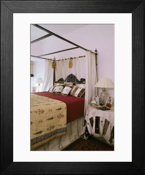Framed Print : Bedroom in new build home Framed Print : Bedroom in new build home