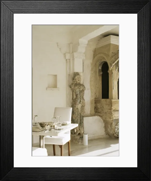 Framed Print : Main dining room area in the Devi Garh Fort Palace Hotel Framed Print : Main dining room area in the Devi Garh Fort Palace Hotel