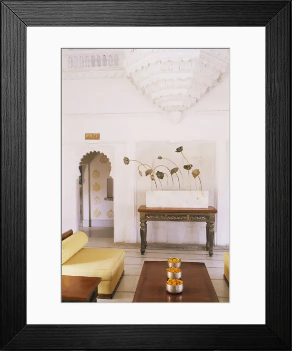 Framed Print : Public seating area in the Grand Durbar Hall Framed Print : Public seating area in the Grand Durbar Hall