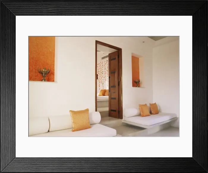 Framed Print : Seating area in the honeymoon suite Framed Print : Seating area in the honeymoon suite