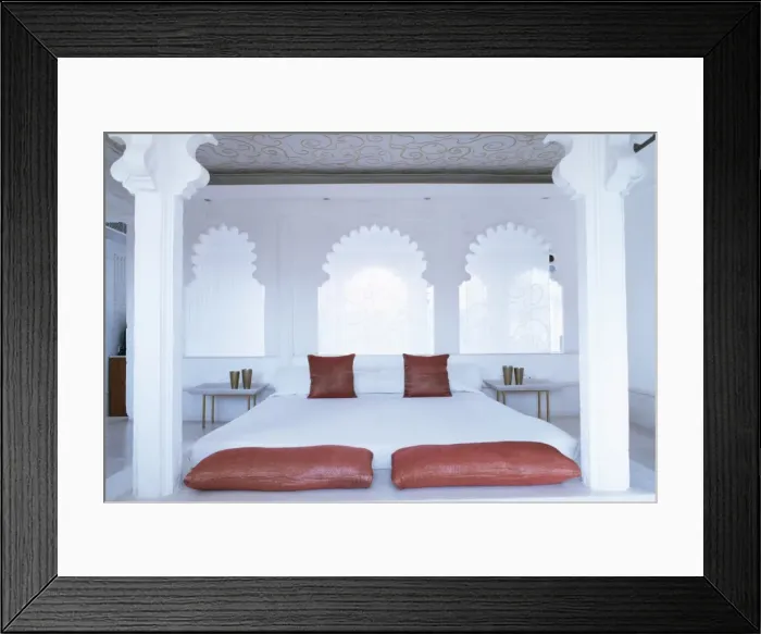 Framed Print : Bedroom suite with traditional cusped arches Framed Print : Bedroom suite with traditional cusped arches