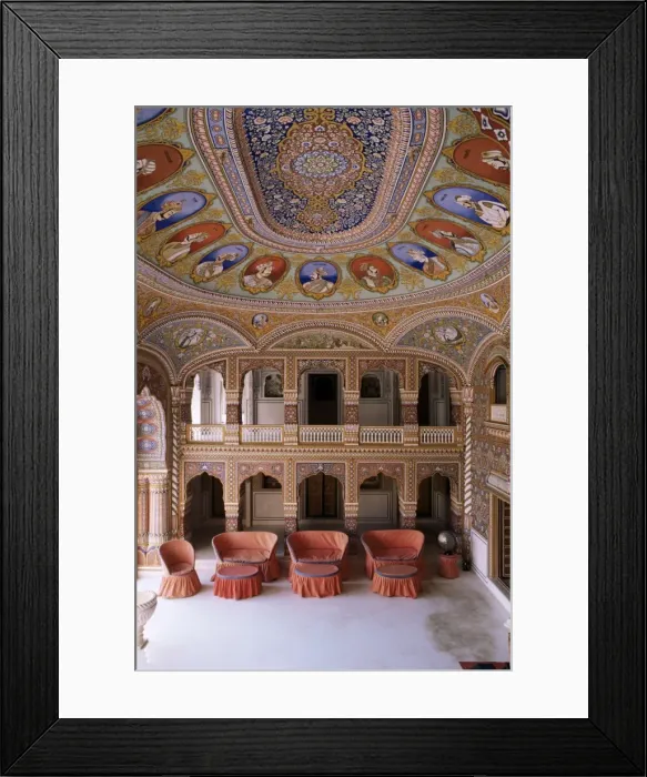 Framed Print : Grand entrance hall to the fort at the base of Framed Print : Grand entrance hall to the fort at the base of