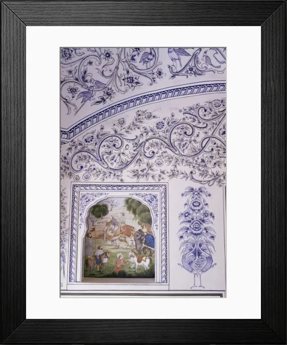 Framed Print : Detail of grand entrance hall to the fort at the base Framed Print : Detail of grand entrance hall to the fort at the base