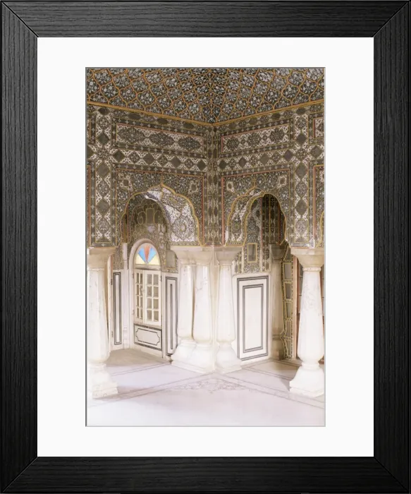 Framed Print : The Sheesh Mahal (mirrored hall) (hall of mirrors) Framed Print : The Sheesh Mahal (mirrored hall) (hall of mirrors)