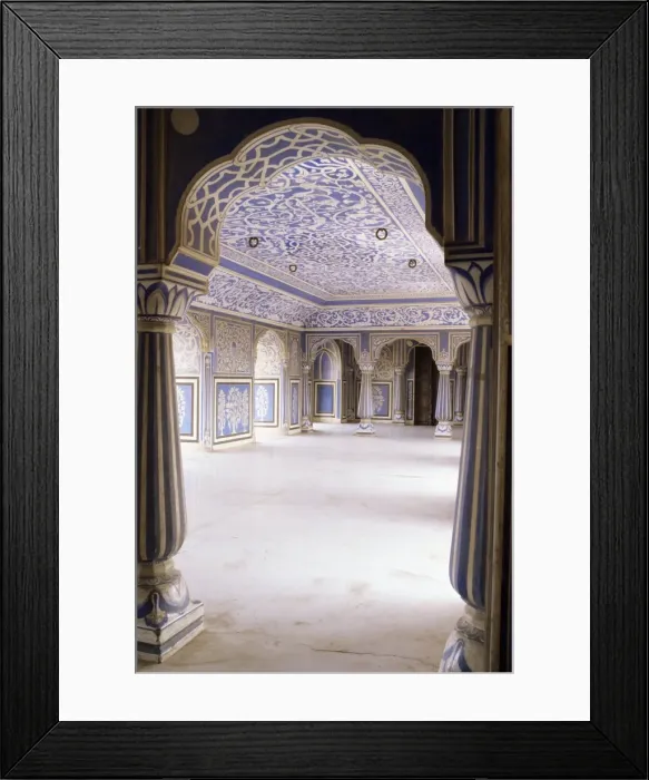 Framed Print : Stylized foral motif Framed Print : Stylized foral motif