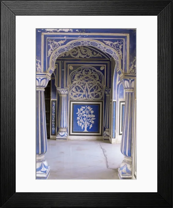 Framed Print : Stylized foral motif Framed Print : Stylized foral motif