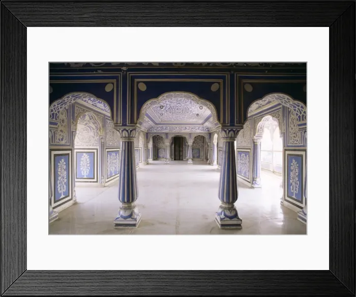 Framed Print : Stylized foral motif Framed Print : Stylized foral motif