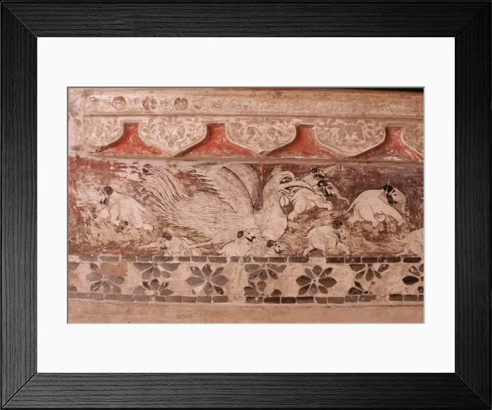Framed Print : Original wall painting Framed Print : Original wall painting