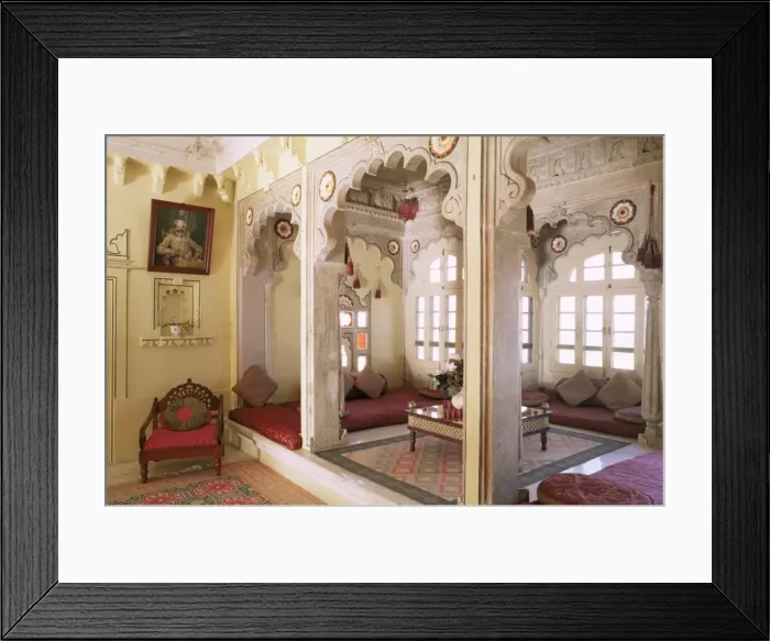 Framed Print : Private guest seating area Framed Print : Private guest seating area