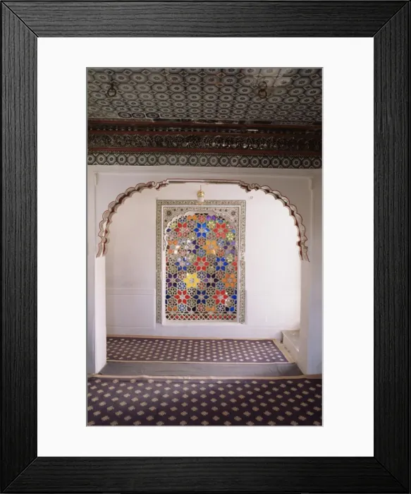 Framed Print : Hallway within the palace Framed Print : Hallway within the palace