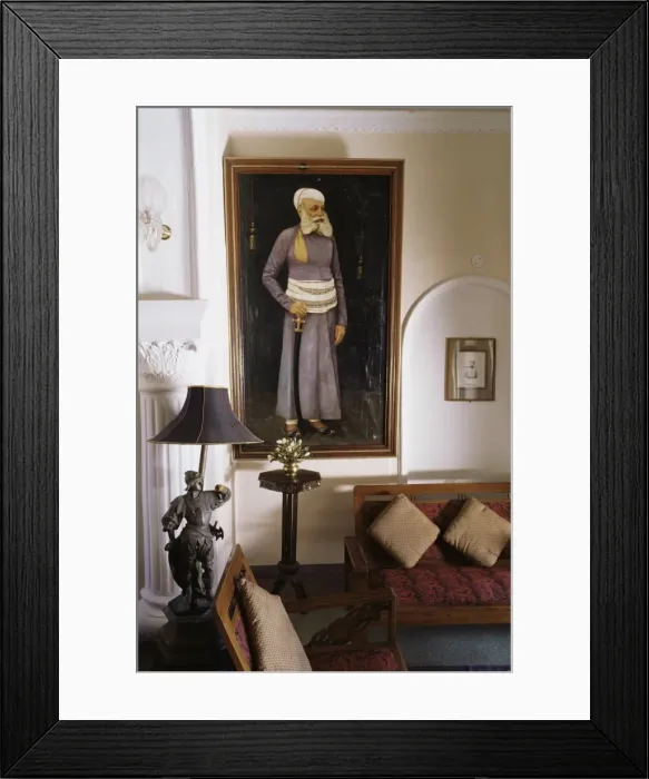 Framed Print : Portrait in the drawing room Framed Print : Portrait in the drawing room