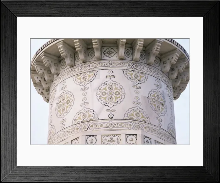 Framed Print : Example of the fine marble inlay work to be found inside Framed Print : Example of the fine marble inlay work to be found inside