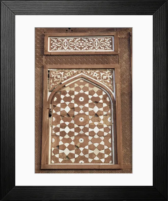 Framed Print : Stone inlay detail found inside and outside the tomb Framed Print : Stone inlay detail found inside and outside the tomb