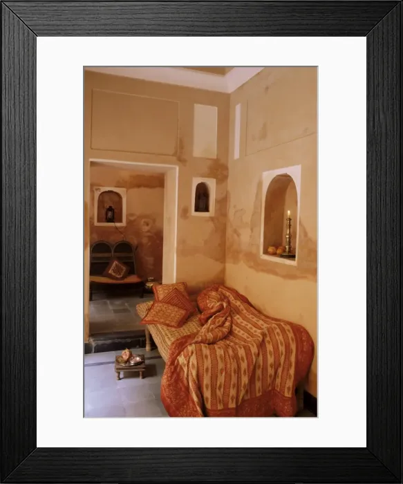 Framed Print : Restored 400 year old merchants haveli Framed Print : Restored 400 year old merchants haveli