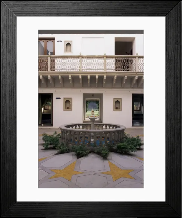 Framed Print : One of the inner courtyards of the palace Framed Print : One of the inner courtyards of the palace