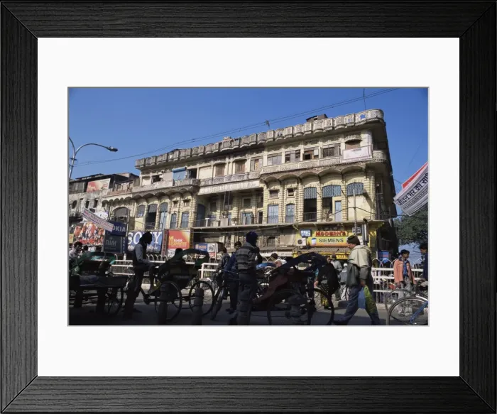 Framed Print : Street scene