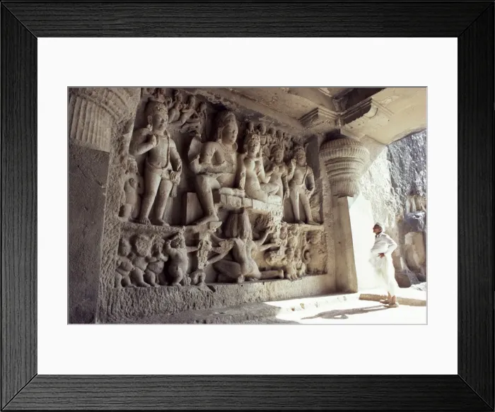 Framed Print : Ellora Caves Framed Print : Ellora Caves