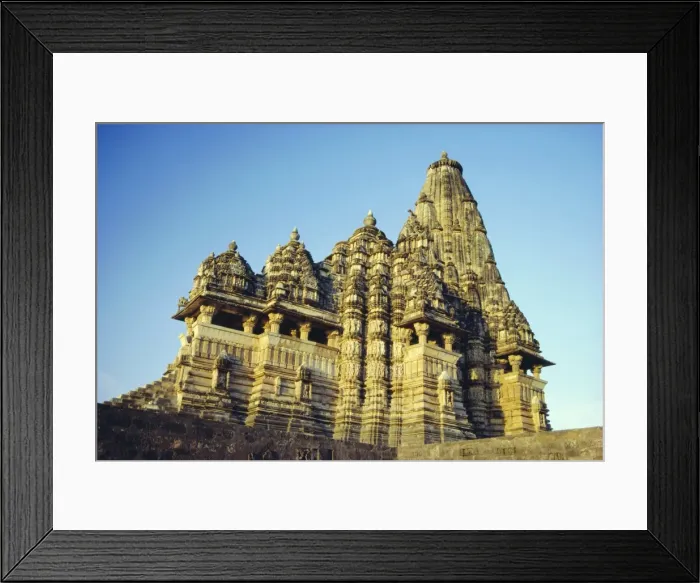 Framed Print : The Kandariya Mahadev Temple in the Western Group of Framed Print : The Kandariya Mahadev Temple in the Western Group of