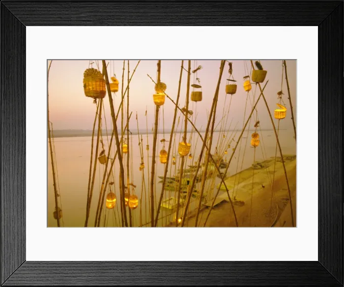 Framed Print : Akash Deep Puja Framed Print : Akash Deep Puja