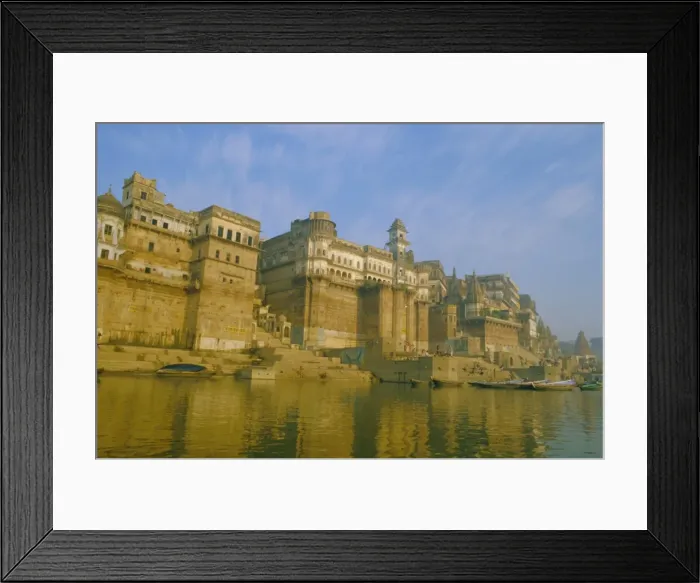 Framed Print : The waterfront at Varanasi Framed Print : The waterfront at Varanasi