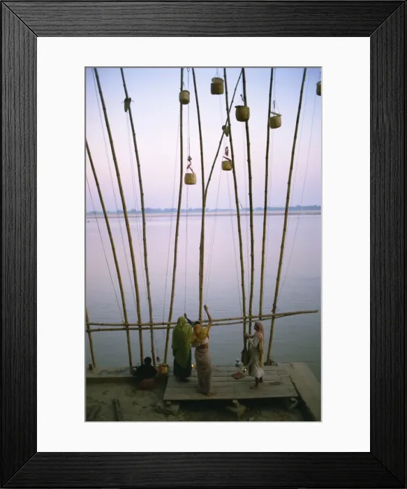 Framed Print : The Akash Deep sky lantern festival beside the Ganges River Framed Print : The Akash Deep sky lantern festival beside the Ganges River