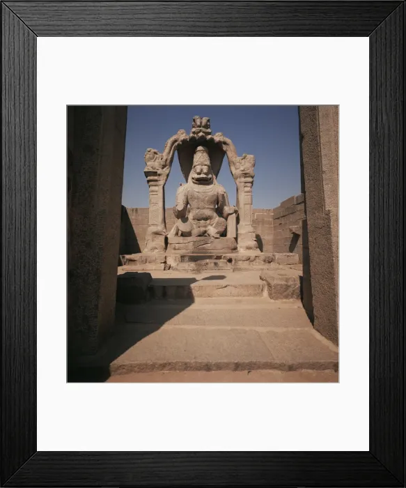 Framed Print : Narashima, Hampi Framed Print : Narashima, Hampi