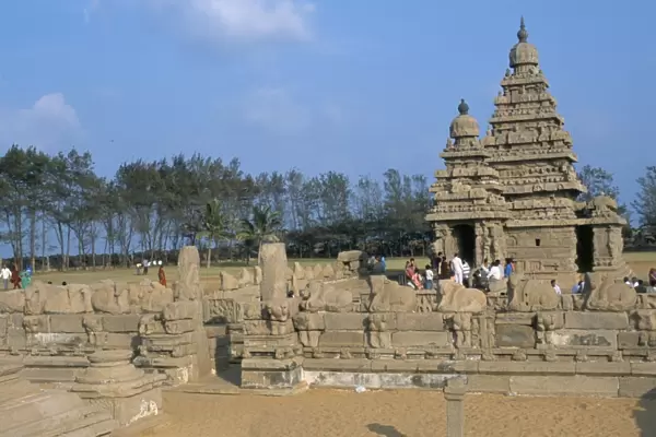 Shore temple at Mahabalipuram