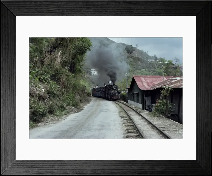 Framed Print : Toy Train en route for Darjeeling Framed Print : Toy Train en route for Darjeeling