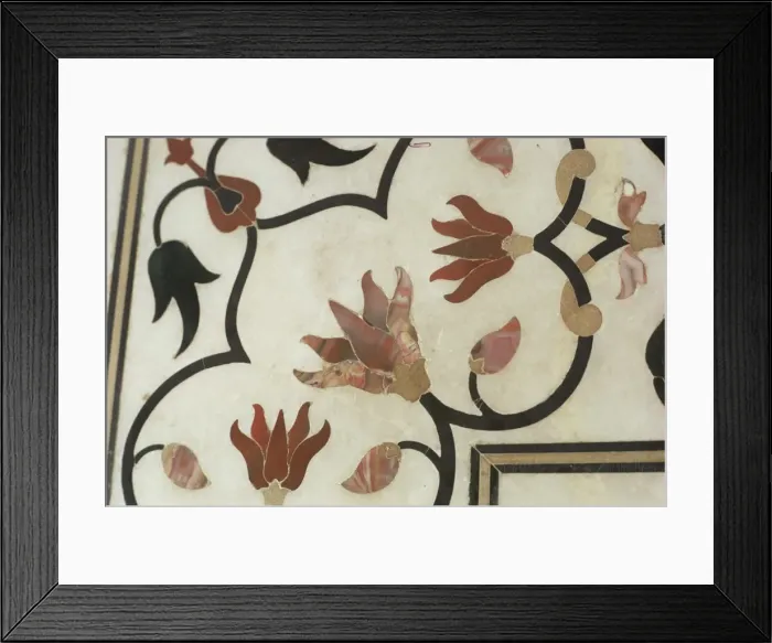Framed Print : Detail of inlay work Framed Print : Detail of inlay work