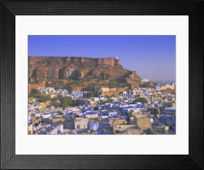 Framed Print : The Blue City of Jodhpur Framed Print : The Blue City of Jodhpur