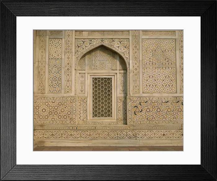 Framed Print : Detail of the tomb of Itmad ud Daulah (Itimad-ud-Daulah) Framed Print : Detail of the tomb of Itmad ud Daulah (Itimad-ud-Daulah)