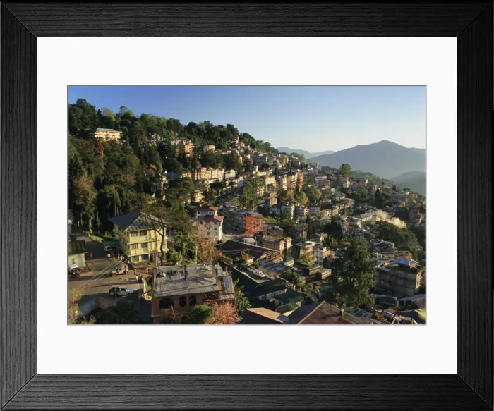 Framed Print : Gangtok in the early morning Framed Print : Gangtok in the early morning