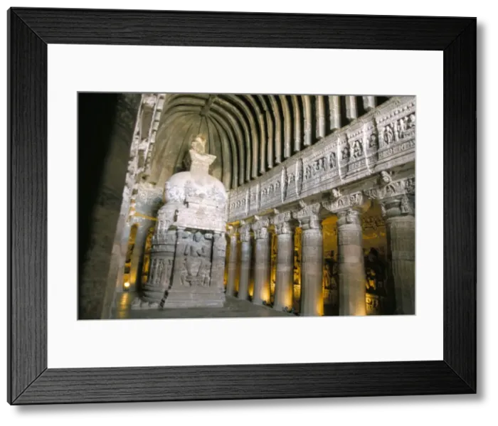 Framed Print : Buddhist cave temple Framed Print : Buddhist cave temple