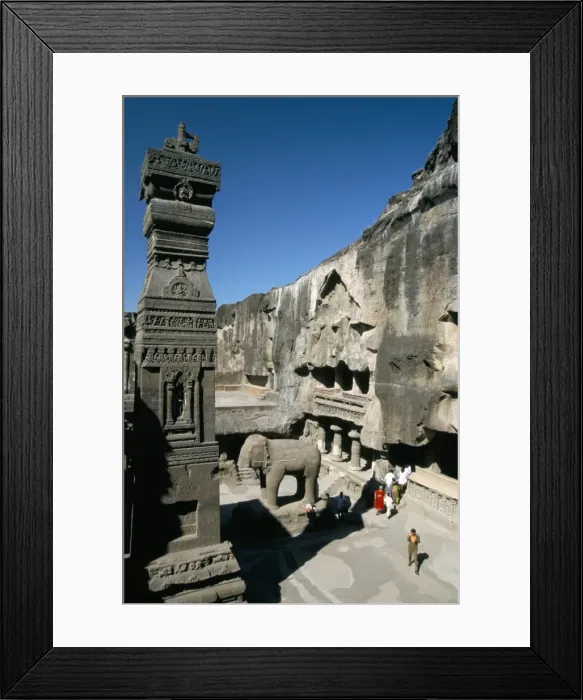 Framed Print : Kailasa Hindu temple Framed Print : Kailasa Hindu temple