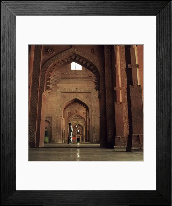 Framed Print : Corridor in the mosque Framed Print : Corridor in the mosque