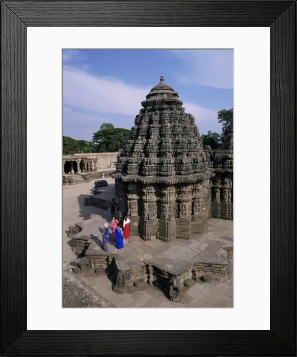 Framed Print : Hoysala Temple