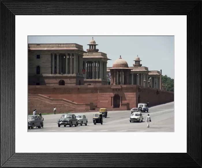 Framed Print : Raj Path leading to the Parliament Building Framed Print : Raj Path leading to the Parliament Building