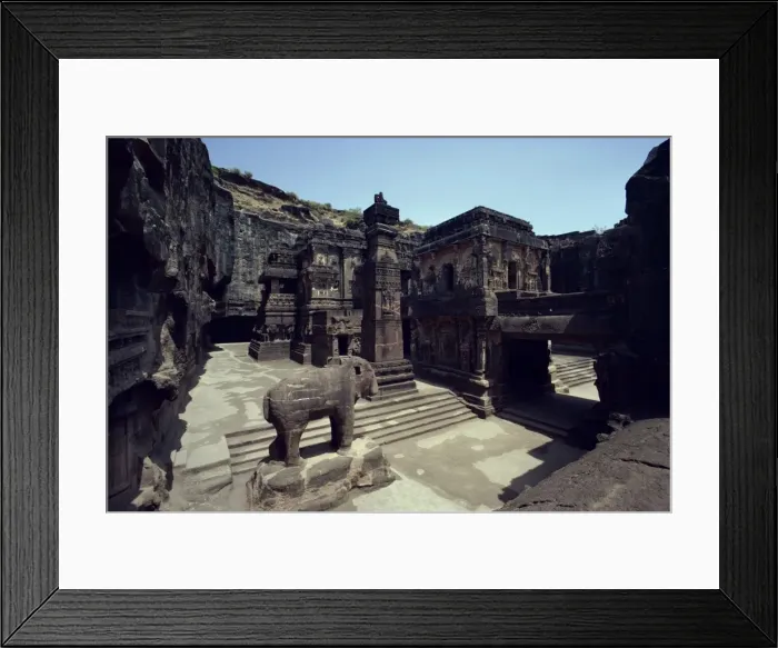 Framed Print : Ellora cliff temples Framed Print : Ellora cliff temples