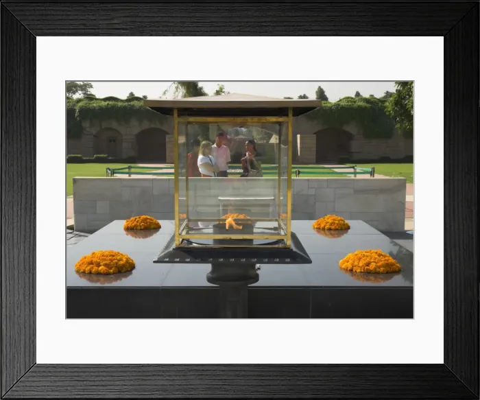 Framed Print : Mahatma Gandhi memorial Framed Print : Mahatma Gandhi memorial