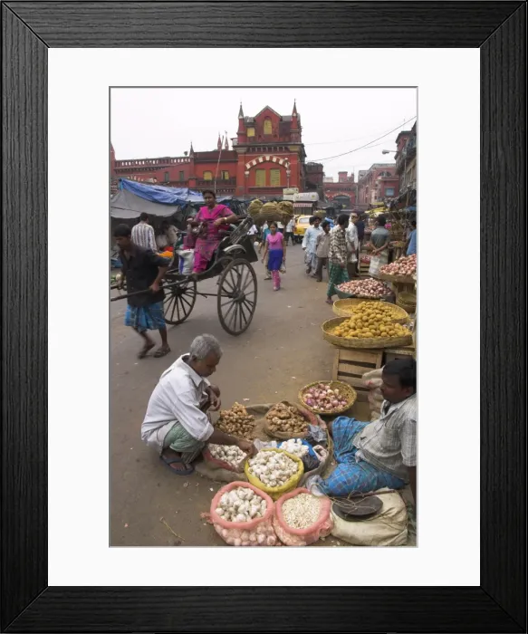 Framed Print : Street stalls Framed Print : Street stalls