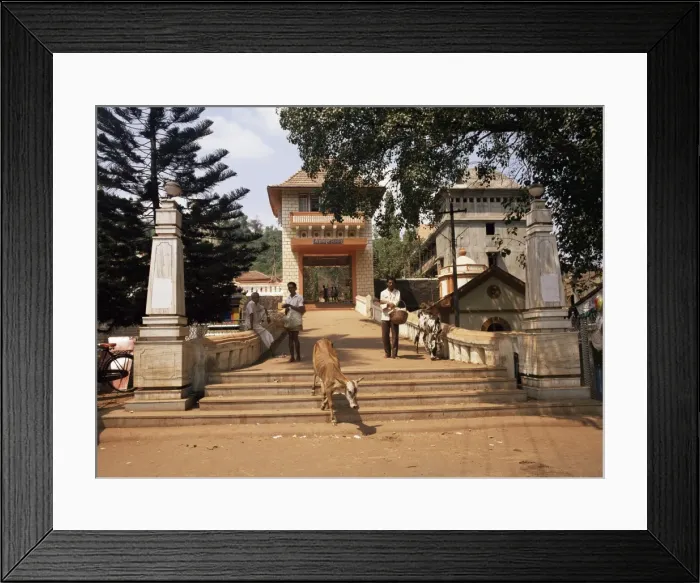 Framed Print : Gateway of the Shantadurga Temple Framed Print : Gateway of the Shantadurga Temple