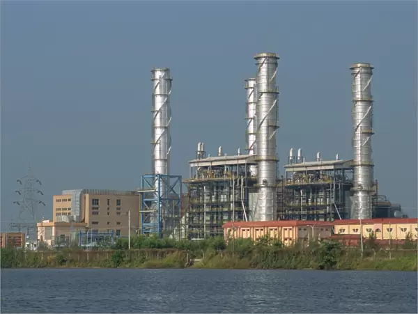 Chemical plant located on the Backwaters