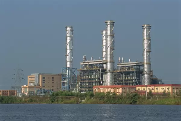 Chemical plant located on the Backwaters
