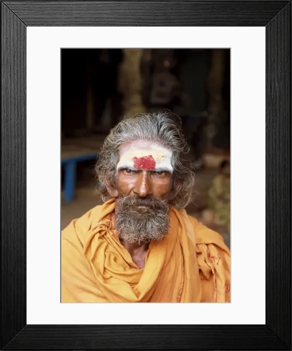 Framed Print : Sadhu at the Meenakshi Temple Framed Print : Sadhu at the Meenakshi Temple
